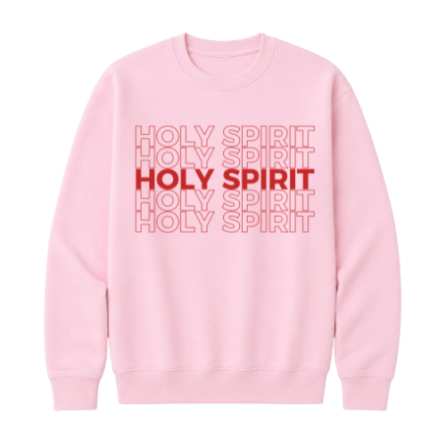 Crewneck Sweatshirt - Holy Spirit (Pink)