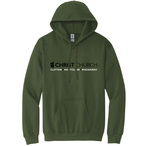 Hooded Sweatshirt - Christ Church (Military Green)