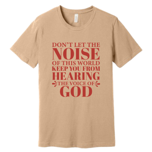Unisex Jersey Short Sleeve Tee. Voice Of God (Sad)