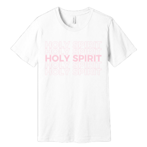Unisex Jersey Short Sleeve Tee. Holy Spirit (White)