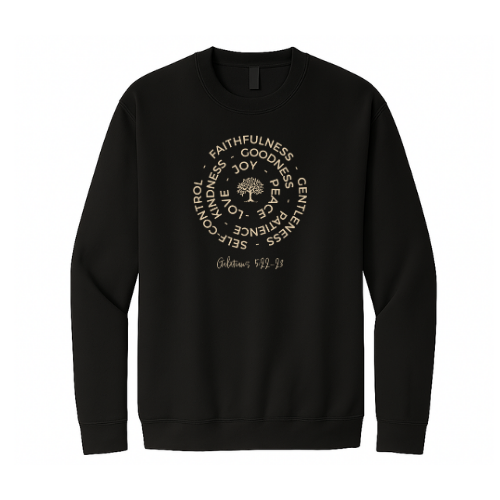 Crewneck Sweatshirt - Fruit of the Spirit (Black)