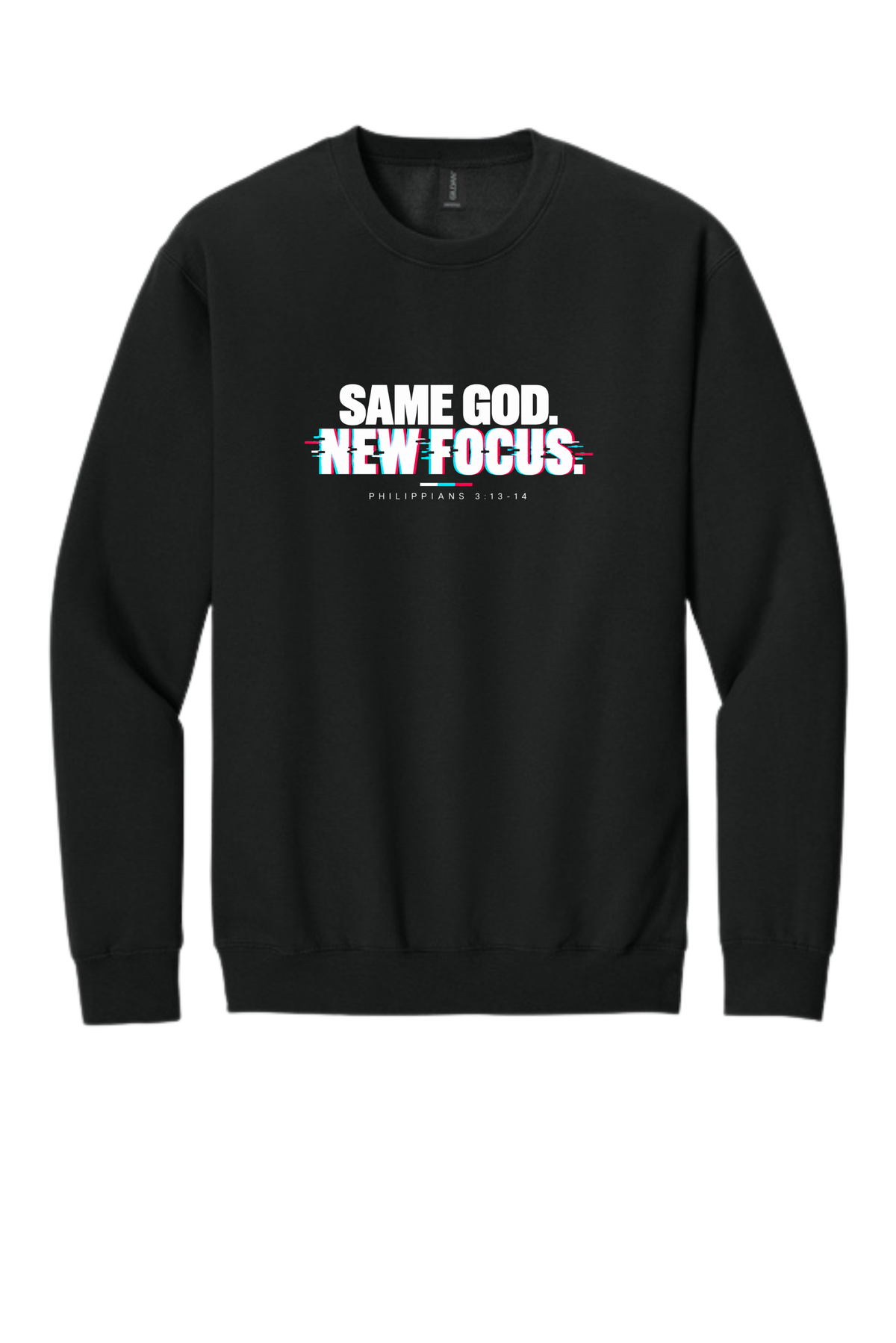 Crewneck Sweatshirt - Same God New Focus (Black)