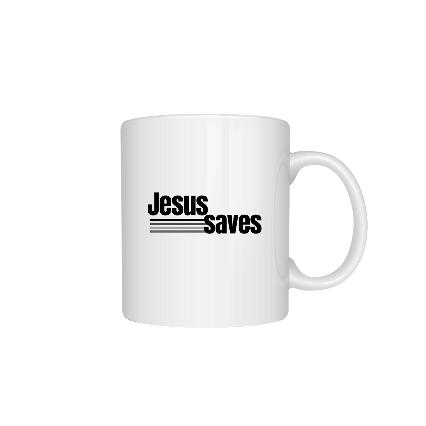 Jesus Saves (lines) - MUGS