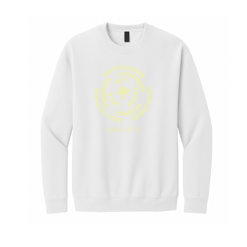 Crewneck Sweatshirt - Fruit of the Spirit (White)