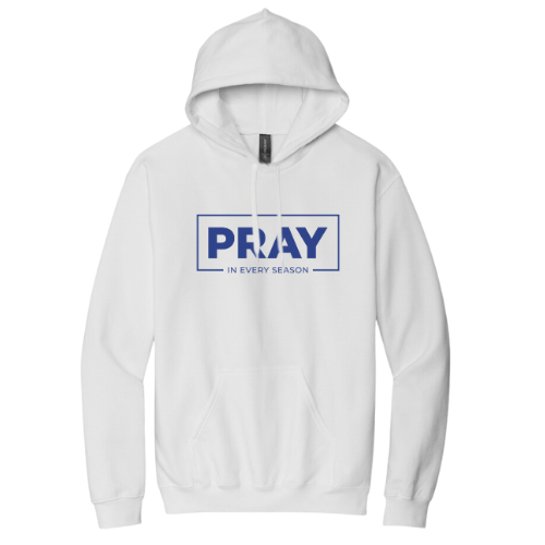 Hooded Sweatshirt - Pray Every Season (White)