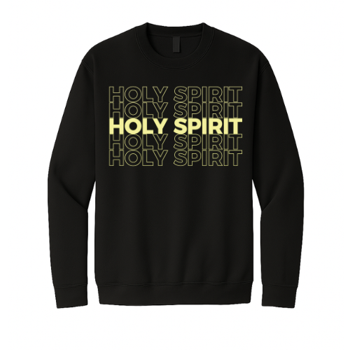 Crewneck Sweatshirt - Holy Spirit  (Black)