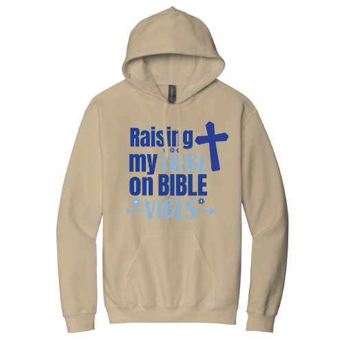 Hooded Sweatshirt - Raising My Vibes (Sand)