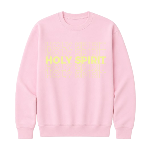 Crewneck Sweatshirt - Holy Spirit  (Pink)