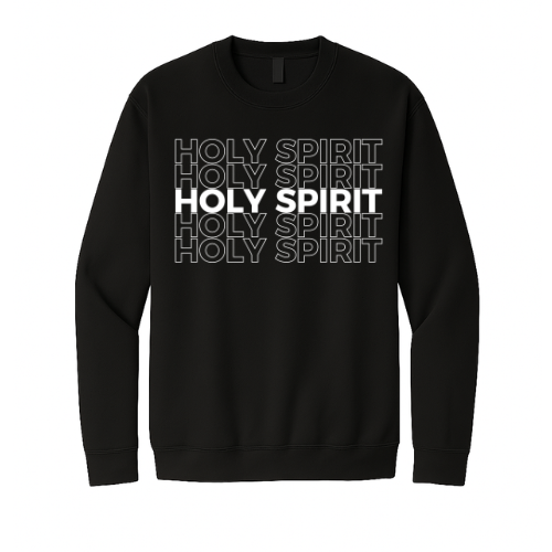 Crewneck Sweatshirt - Holy Spirit  (Black)