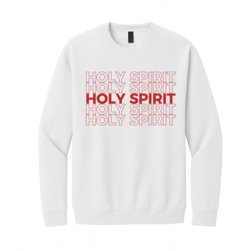 Crewneck Sweatshirt - Holy Spirit  (White)
