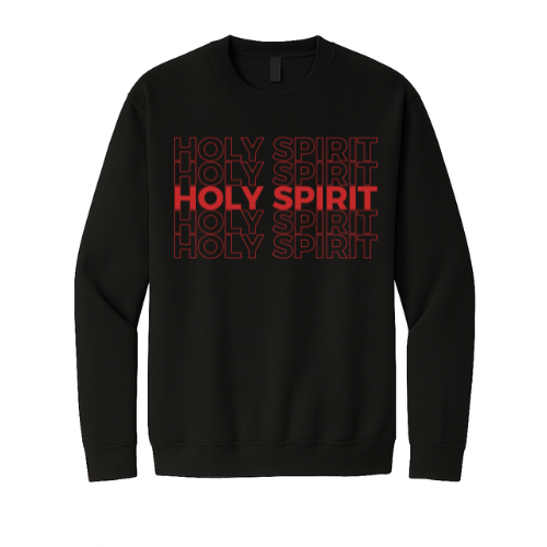 Crewneck Sweatshirt - Holy Spirit  (Black)