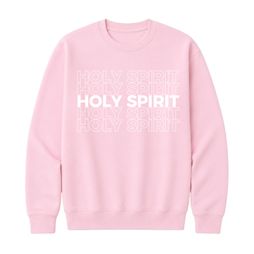 Crewneck Sweatshirt - Holy Spirit  (Pink)