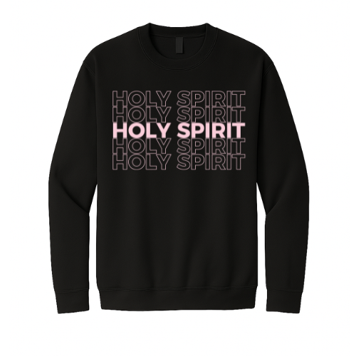 Crewneck Sweatshirt - Holy Spirit  (Black)