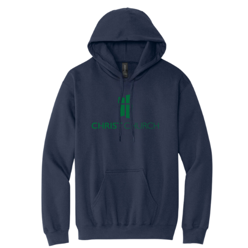 Hooded Sweatshirt - Christ Church Logo (Navy)
