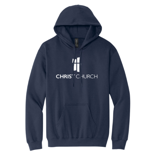 Hooded Sweatshirt - Christ Church Logo (Navy)