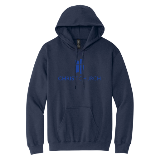 Hooded Sweatshirt - Christ Church Logo (Navy)