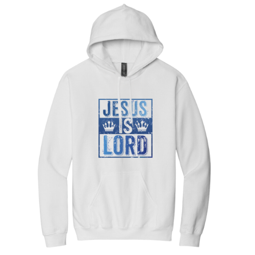 Hooded Sweatshirt - Jesus Is Lord (White)