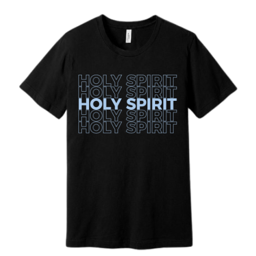Unisex Jersey Short Sleeve Tee. Holy Spirit (Black)