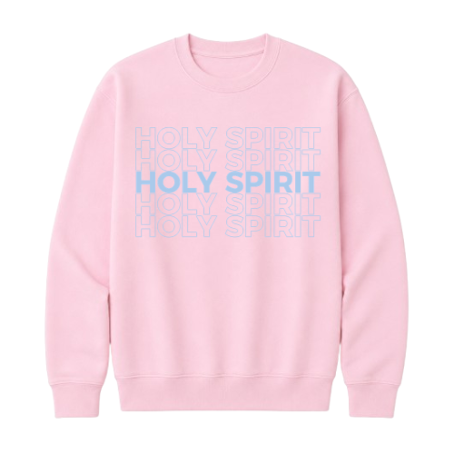 Crewneck Sweatshirt - Holy Spirit  (Pink)