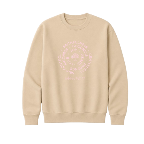 Crewneck Sweatshirt - Fruit of the Spirit (Sand)