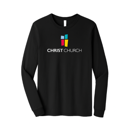 Unisex Jersey Long Sleeve Tee  Black- Christ Church