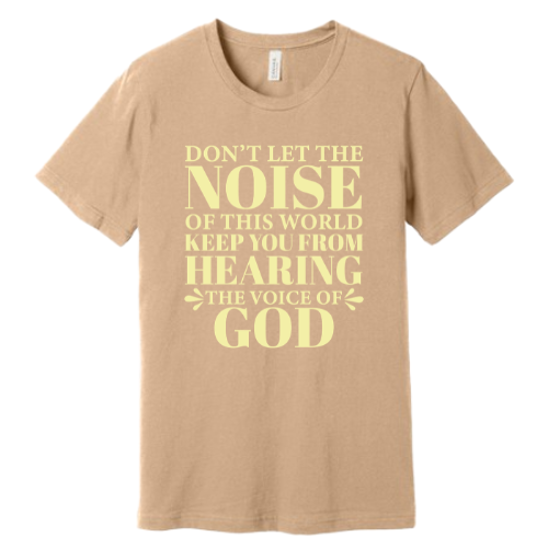 Unisex Jersey Short Sleeve Tee. Voice Of God  (Sad)