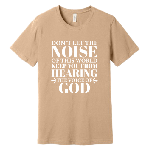 Unisex Jersey Short Sleeve Tee. Voice Of God  (Sad)