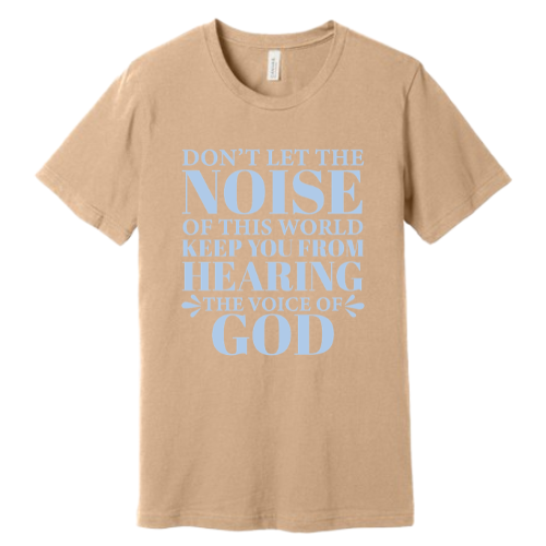 Unisex Jersey Short Sleeve Tee. Voice Of God  (Sad)