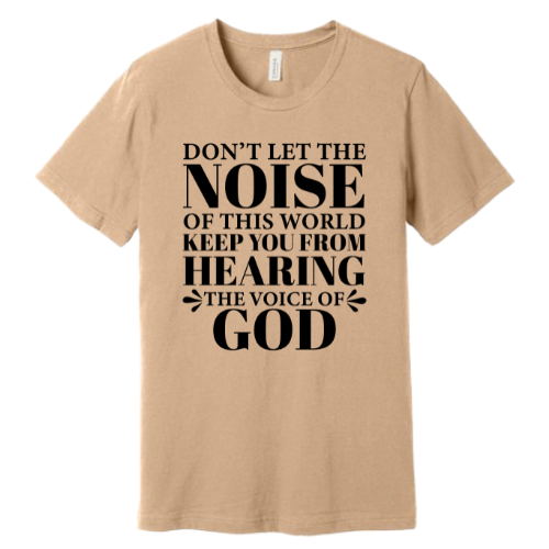 Unisex Jersey Short Sleeve Tee. Voice Of God  (Sad)
