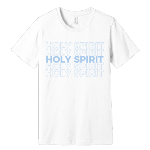 Unisex Jersey Short Sleeve Tee. Holy Spirit (White)