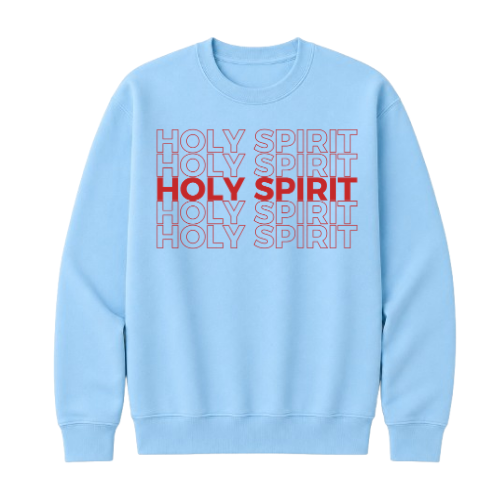 Crewneck Sweatshirt - Holy Spirit  (Sky Blue)