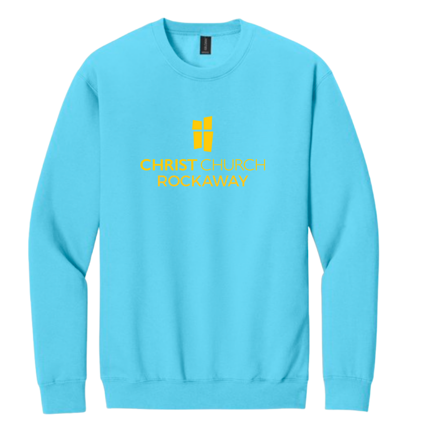 Crewneck Sweatshirt - Christ Church Rockaway (Sky Blue)