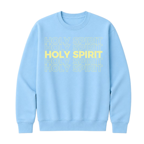 Crewneck Sweatshirt - Holy Spirit  (Sky Blue)