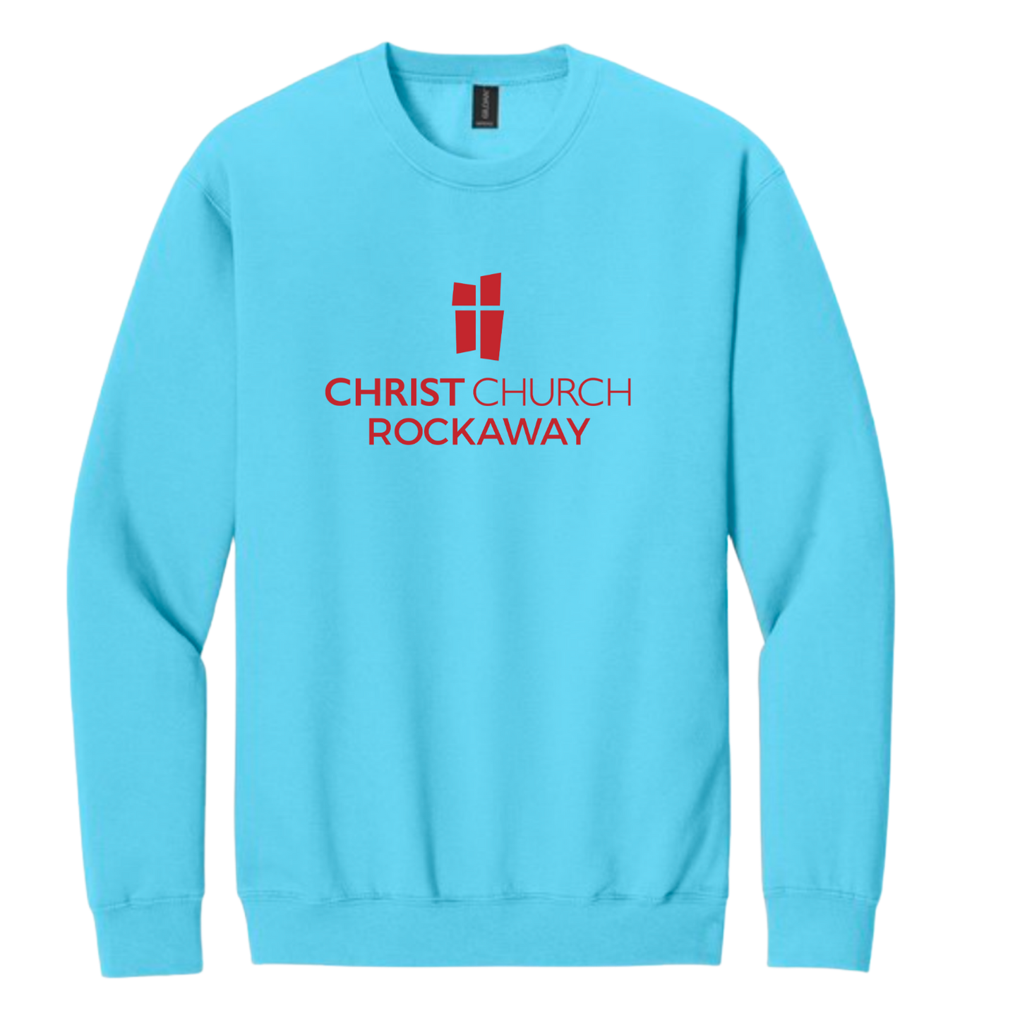 Crewneck Sweatshirt - Christ Church Rockaway (Sky Blue)