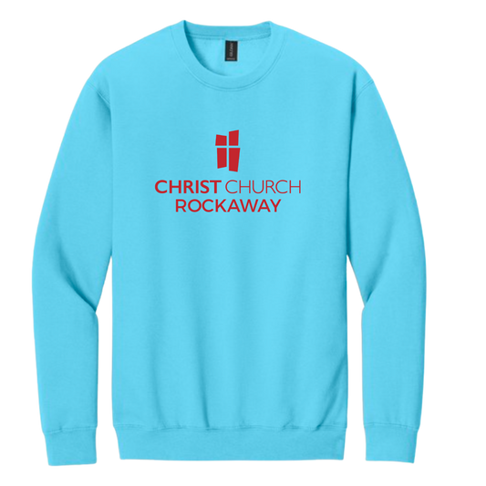 Crewneck Sweatshirt - Christ Church Rockaway (Sky Blue)