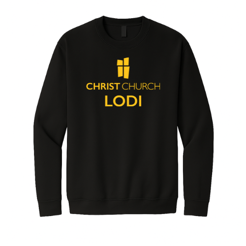 Crewneck Sweatshirt - Christ Church Lodi (Black)