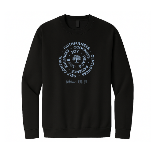 Crewneck Sweatshirt - Fruit of the Spirit (Black)