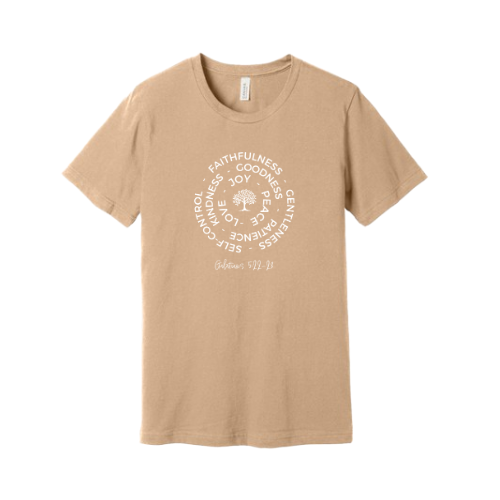Unisex Jersey Short Sleeve Tee. Fruit of the Spirit (Sad)