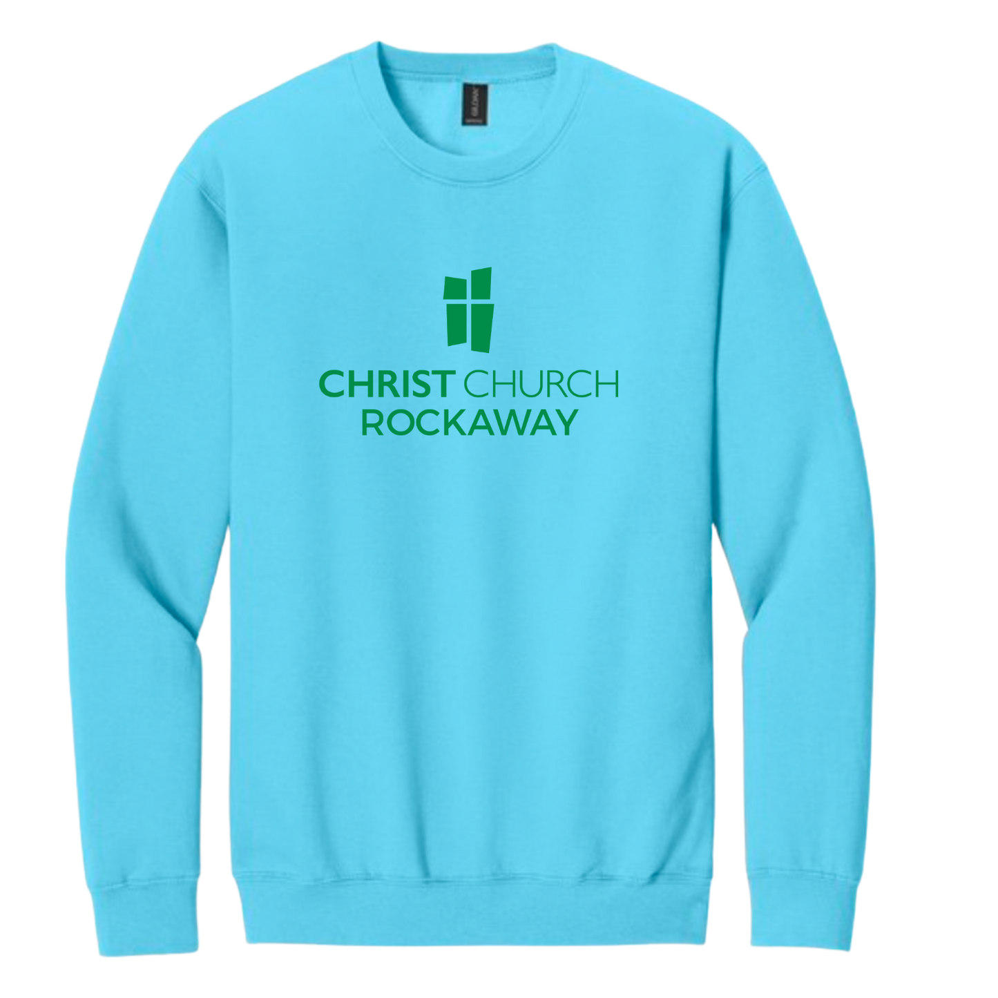 Crewneck Sweatshirt - Christ Church Rockaway (Sky Blue)