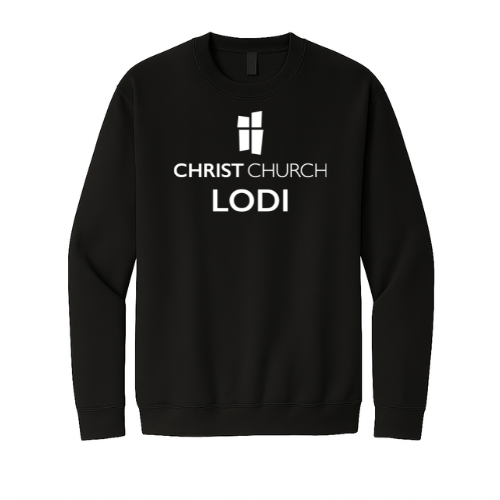 Crewneck Sweatshirt - Christ Church Lodi (Black)