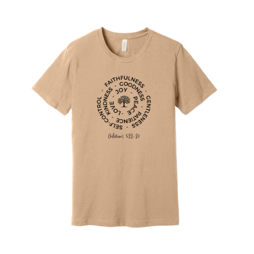 Unisex Jersey Short Sleeve Tee. Fruit of the Spirit (Sad)