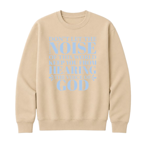 Crewneck Sweatshirt - Voice of God (Sand)