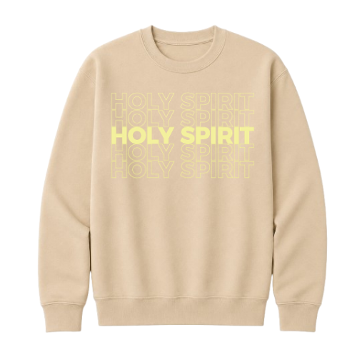 Crewneck Sweatshirt - Holy Spirit  (Sand)