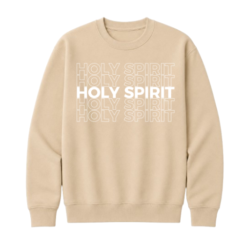 Crewneck Sweatshirt - Holy Spirit  (Sand)