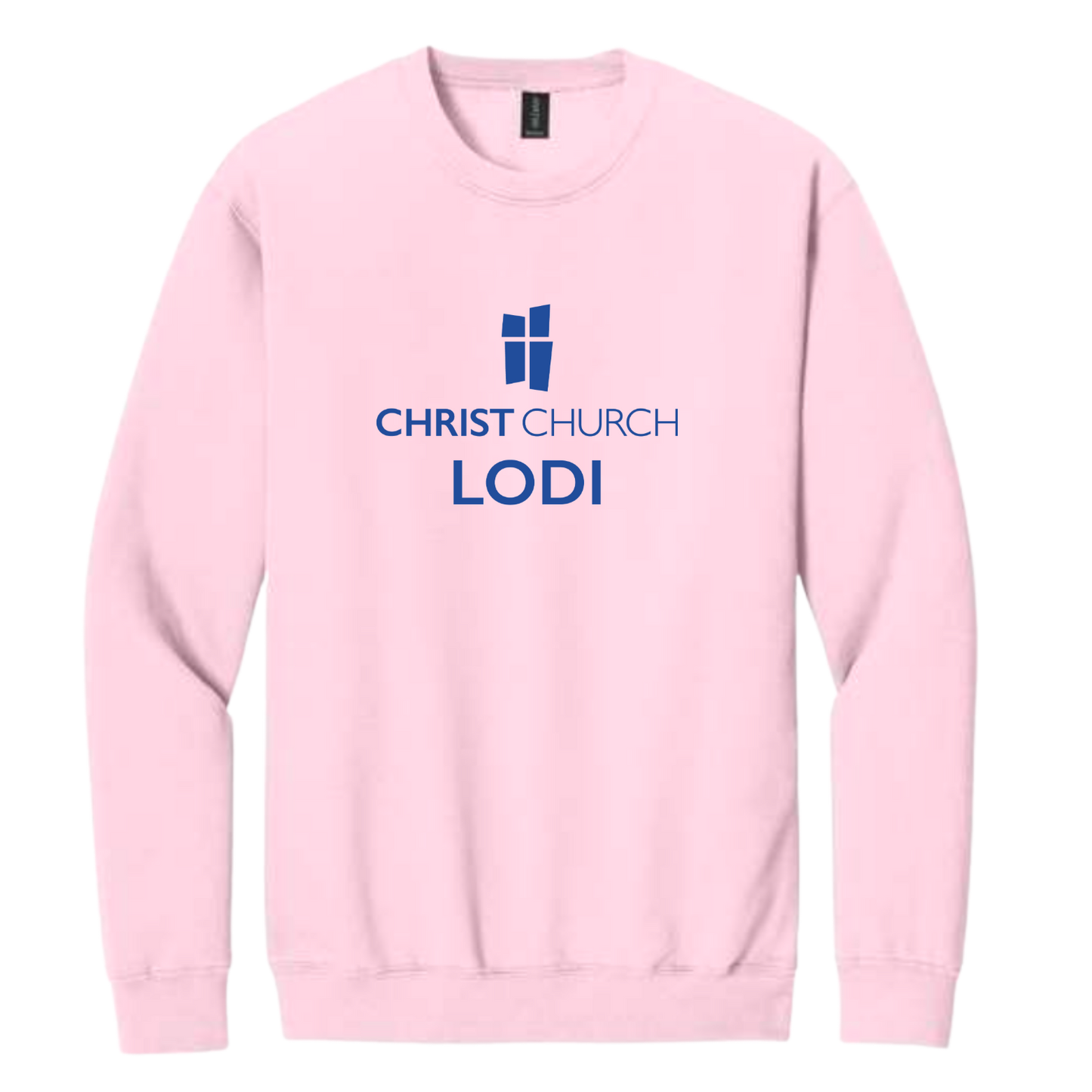 Crewneck Sweatshirt - Christ Church Lodi (Pink)