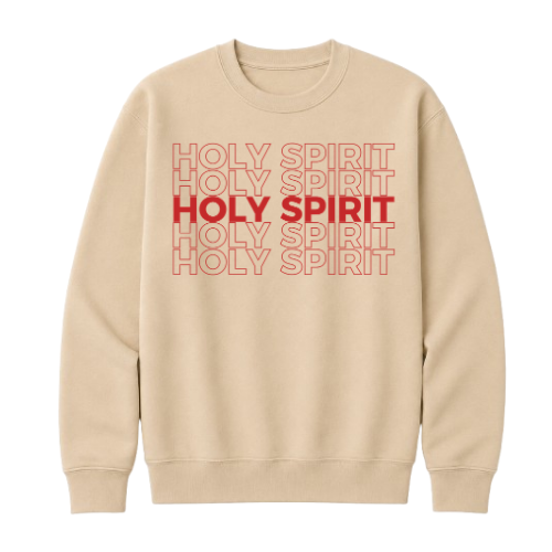 Crewneck Sweatshirt - Holy Spirit  (Sand)