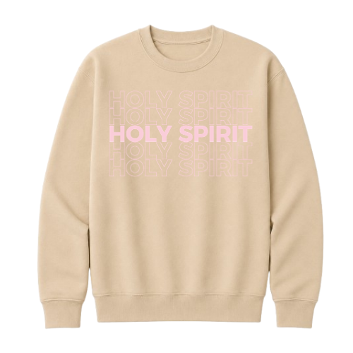 Crewneck Sweatshirt - Holy Spirit  (Sand)