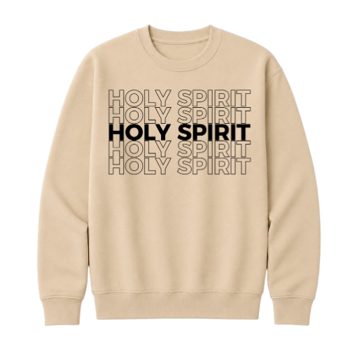 Crewneck Sweatshirt - Holy Spirit  (Sand)