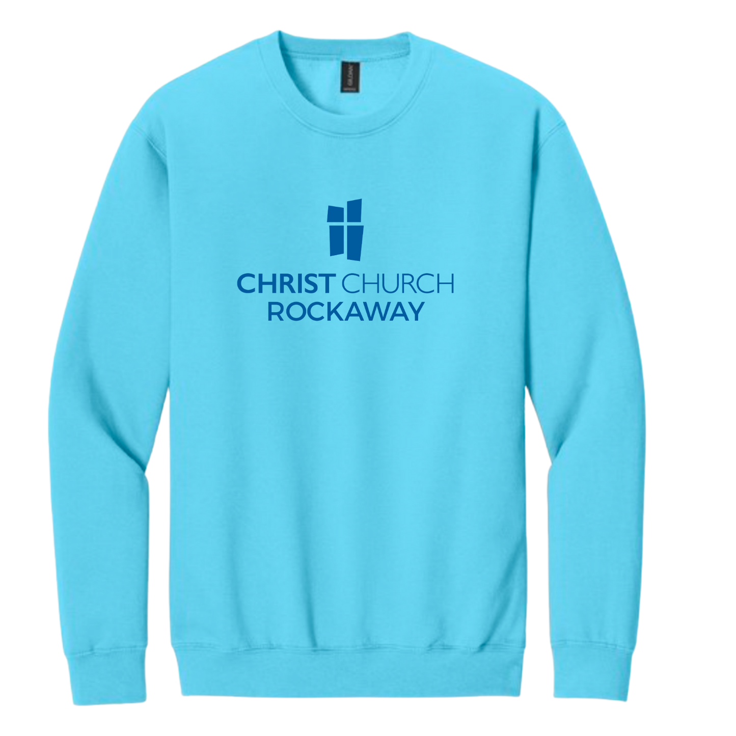 Crewneck Sweatshirt - Christ Church Rockaway (Sky Blue)