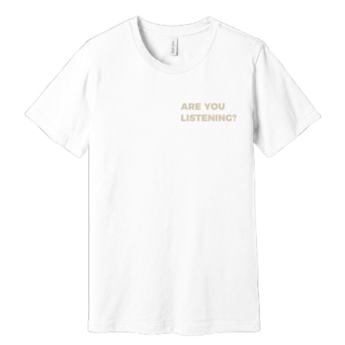 Unisex Jersey Short Sleeve Tee. Yahweh Speaks (White)